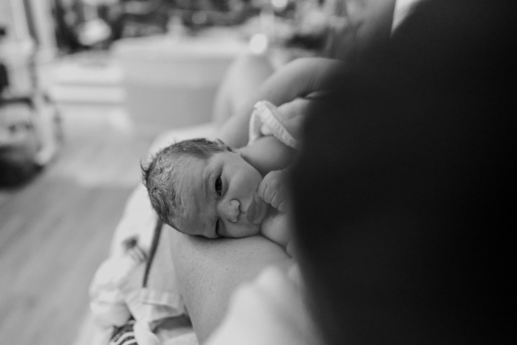 Birth of Goldie Grace Withers, shot by Bec Zacher