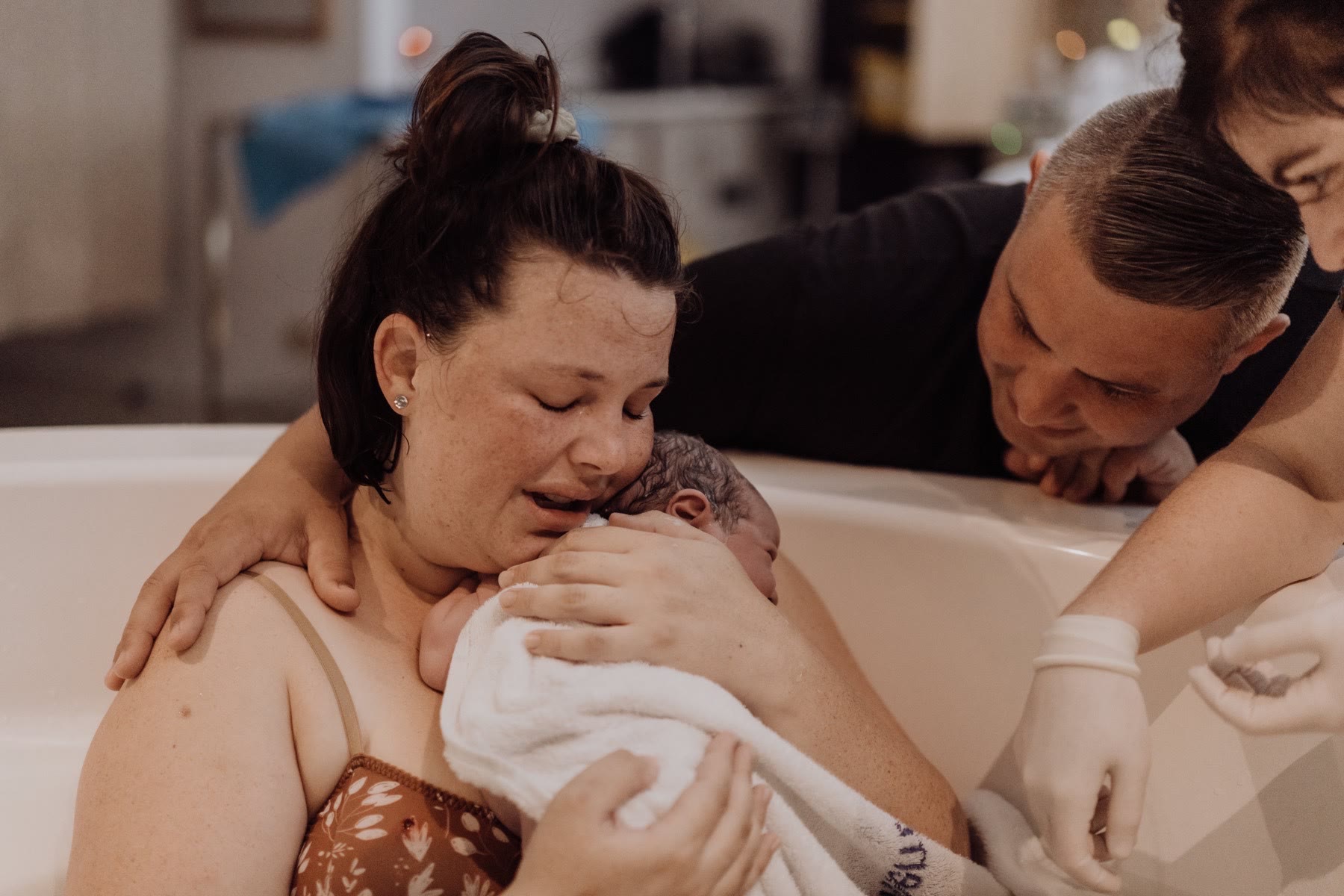 Birth of Goldie Grace Withers, shot by Bec Zacher