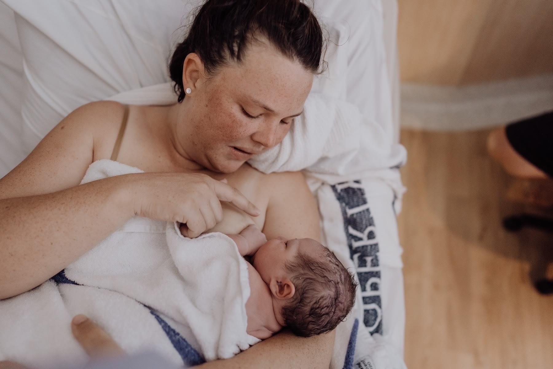 Birth of Goldie Grace Withers, shot by Bec Zacher