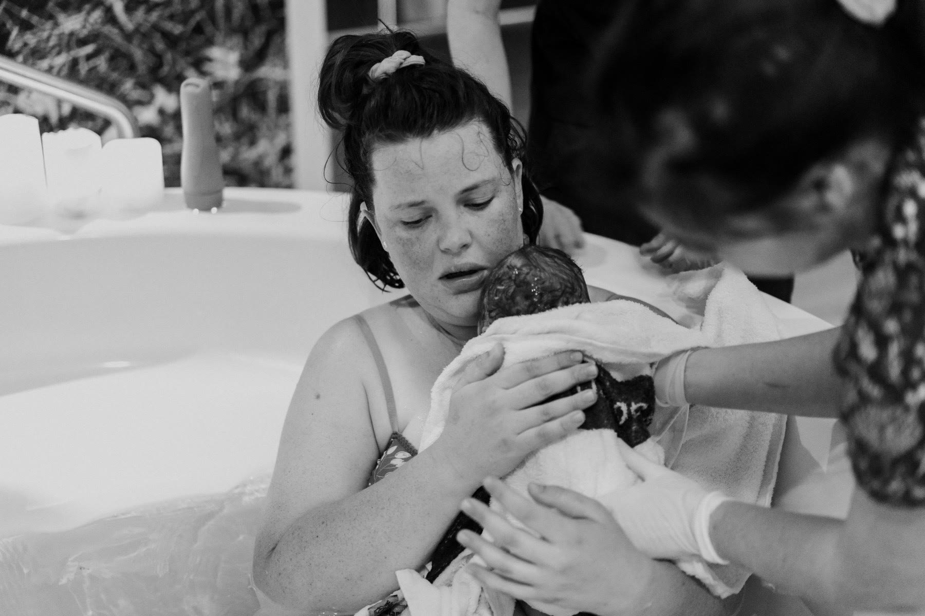 Birth of Goldie Grace Withers, shot by Bec Zacher