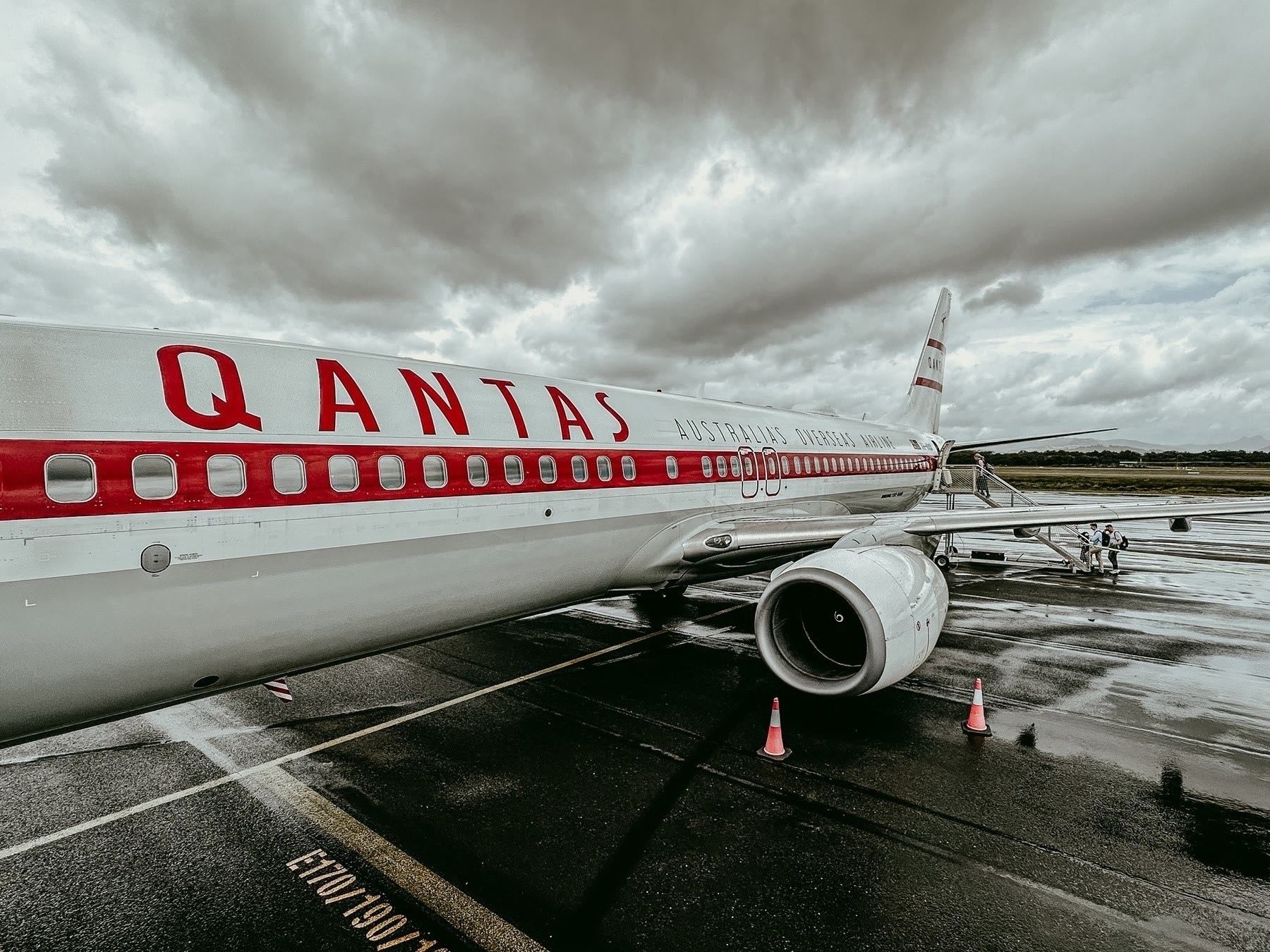 Qantas Retro Roo at Coolangatta Airport OOL