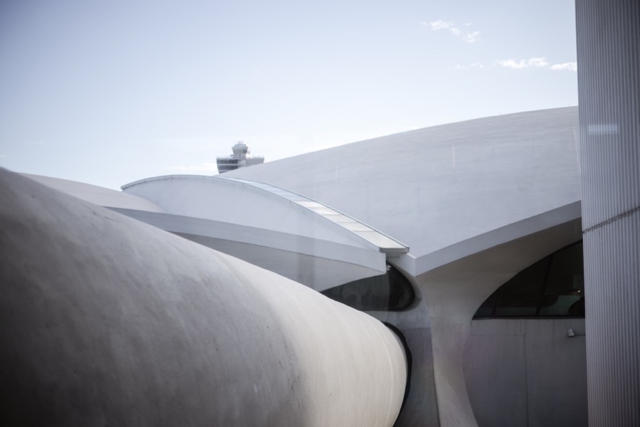 The TWA Hotel at JFK Airport, formerly the TWA Flight Centre designed by Eero Saarinen