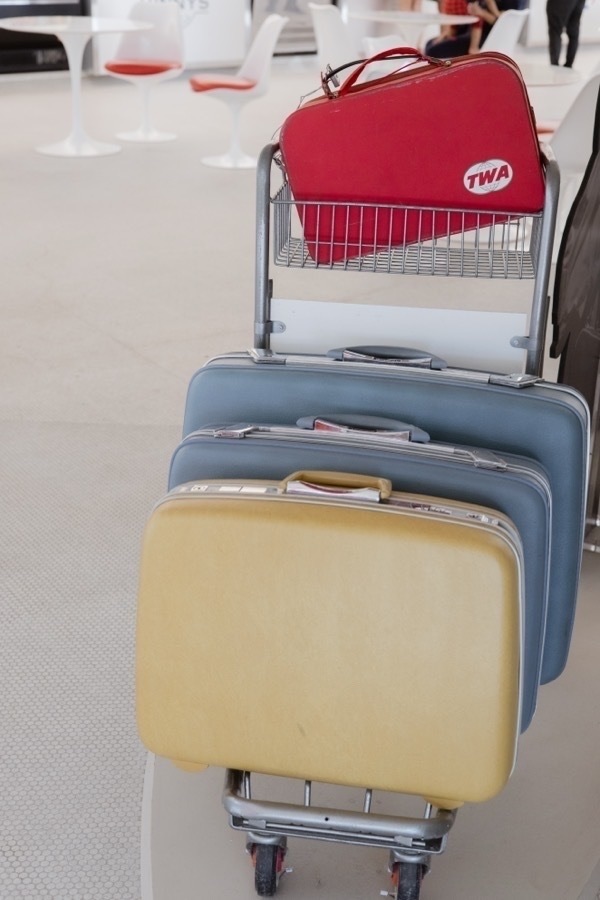 Inside the TWA Hotel at JFK Airport