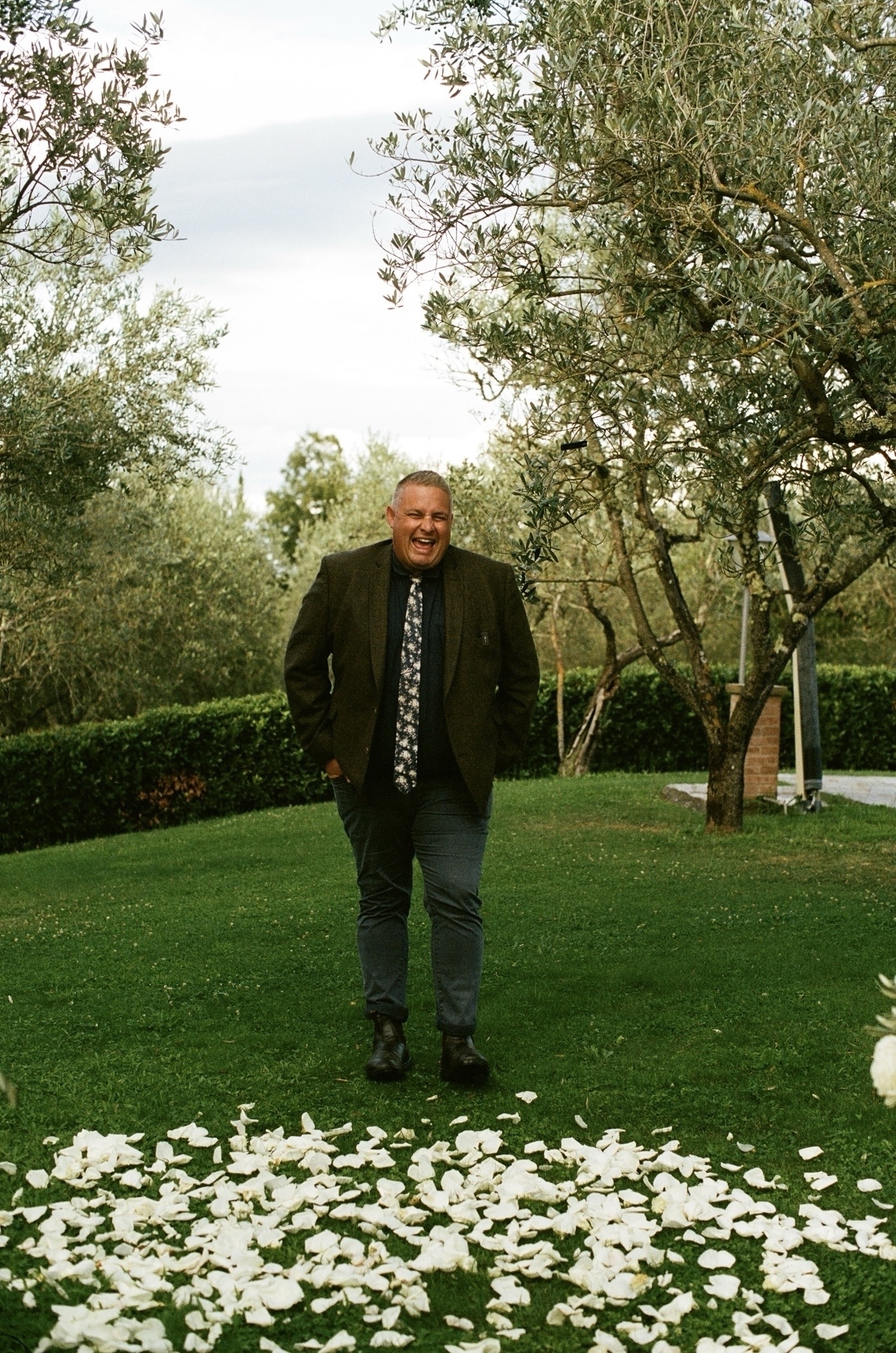 Film photo from our Tuscany, Italy, 2023 elopements with The Elopement Collective and House of Love