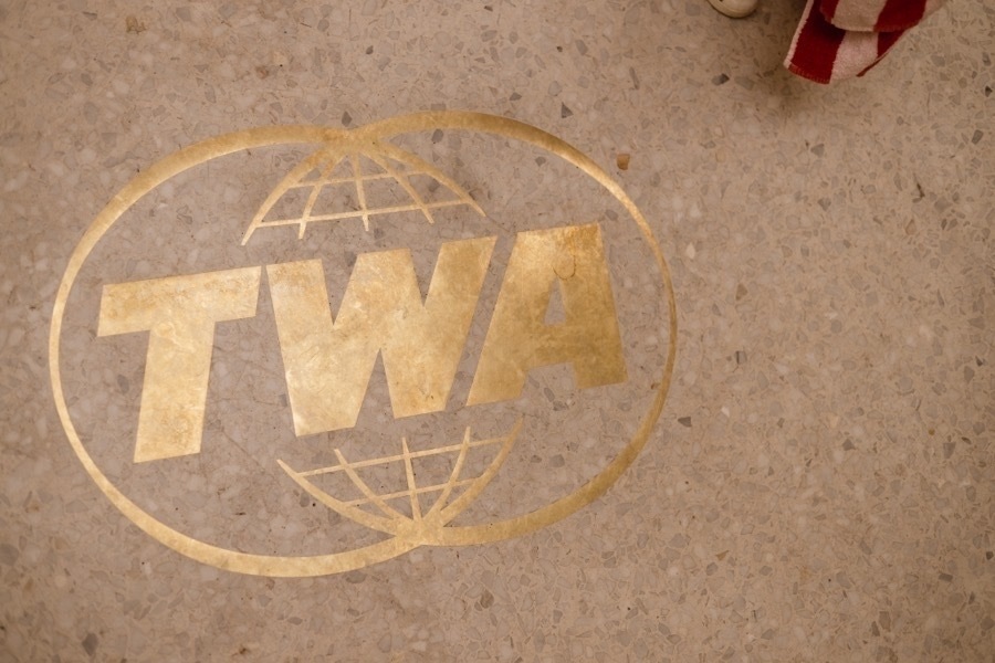 Inside the TWA Hotel at JFK Airport