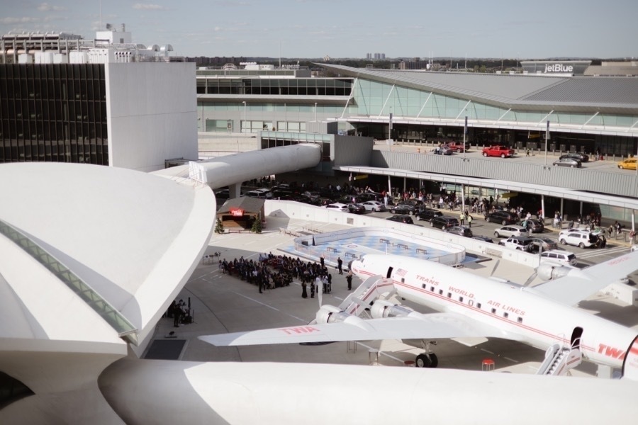Wedding at the TWA Hotel in JFK Airport
